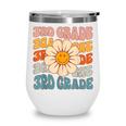 Retro 3rd Grade Daisy Colorful Back To School Third Grade Wine Tumbler Retro 3rd Grade Daisy Colorful Back To School Third Grade Wine Tumbler