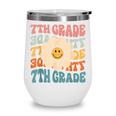 Retro 7th Grade Daisy Colorful Back To School Seventh Grade Wine Tumbler Retro 7th Grade Daisy Colorful Back To School Seventh Grade Wine Tumbler
