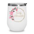 Retro Floral Early Intervention Specialist Back To School Wine Tumbler Retro Floral Early Intervention Specialist Back To School Wine Tumbler