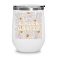 Retro Flower Power Squared Kindergarten Back To School Wine Tumbler Retro Flower Power Squared Kindergarten Back To School Wine Tumbler