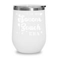 Retro In My Soccer Coach Era Back To School Wine Tumbler