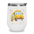 This Is How I Roll School Bus Driver Back To School Wine Tumbler