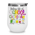 School Custodian Battery Life Back To School Janitor Wine Tumbler School Custodian Battery Life Back To School Janitor Wine Tumbler