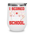 I Scored 6733 100th Days Of School Baseball Six Seven Meme Wine Tumbler I Scored 6733 100th Days Of School Baseball Six Seven Meme Wine Tumbler