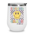 Second Grade Vibes Smile Face 2nd Grade Team Back To School Wine Tumbler Second Grade Vibes Smile Face 2nd Grade Team Back To School Wine Tumbler