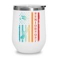 Senior 2027 Class Of 2027 Graduation USA Flag Back To School Performance Wine Tumbler Senior 2027 Class Of 2027 Graduation USA Flag Back To School Performance Wine Tumbler
