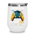 Senior Class Of 2026 Back To School Gamer Boys Senior 2026 Wine Tumbler Senior Class Of 2026 Back To School Gamer Boys Senior 2026 Wine Tumbler