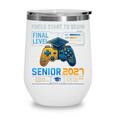 Senior Class Of 2027 Back To School Gamer Boys Senior 2027 Wine Tumbler Senior Class Of 2027 Back To School Gamer Boys Senior 2027 Wine Tumbler