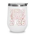 Senior Dad Class Of 2026 Graduate Baseball 2026 Graduation Wine Tumbler Senior Dad Class Of 2026 Graduate Baseball 2026 Graduation Wine Tumbler