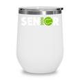 Senior Tennis 2026 Class Of 2026 Graduate Back To School Fun Wine Tumbler Senior Tennis 2026 Class Of 2026 Graduate Back To School Fun Wine Tumbler