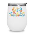 Shark Sixth Grade Back To School Kids Boys Girls Wine Tumbler Shark Sixth Grade Back To School Kids Boys Girls Wine Tumbler