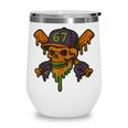 Six Seven 6 7 Baseball Skull Drip Halloween Horror Sports Wine Tumbler Six Seven 6 7 Baseball Skull Drip Halloween Horror Sports Wine Tumbler