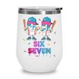 Six Seven Baseball Ice Cream Drip 6 7 Meme Gen Alpha Slang Wine Tumbler Six Seven Baseball Ice Cream Drip 6 7 Meme Gen Alpha Slang Wine Tumbler