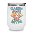 Six Seven Meme Mason Ice Cream Drip Baseball Number 67 Wine Tumbler