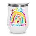 So Long Pre-K Hello Kindergarten Rainbow Back To School Wine Tumbler So Long Pre-K Hello Kindergarten Rainbow Back To School Wine Tumbler