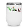 Solid Liquid Gas Dinosaur Back To School Premium Tri-Blend Wine Tumbler Solid Liquid Gas Dinosaur Back To School Premium Tri-Blend Wine Tumbler