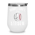 Sorry I Can't It's Volleyball Baseball Season Mom Of Both Wine Tumbler Sorry I Can't It's Volleyball Baseball Season Mom Of Both Wine Tumbler