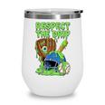Spooky Zombie Respect The Drip Baseball Halloween Wine Tumbler