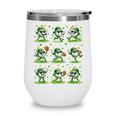 St Patricks Day Baseball Ice Cream Boys Baseball Player Wine Tumbler St Patricks Day Baseball Ice Cream Boys Baseball Player Wine Tumbler