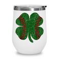 St Patricks Day Shamrock Baseball Saint Paddy's Wine Tumbler