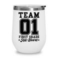 Team 1st Grade All-Stars Back To School Sports Jersey Wine Tumbler Team 1st Grade All-Stars Back To School Sports Jersey Wine Tumbler
