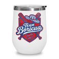 Team Boricua Puerto Rico Baseball Coqui Frog Pava Hat Fan Wine Tumbler Team Boricua Puerto Rico Baseball Coqui Frog Pava Hat Fan Wine Tumbler