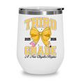 Third Grade Back To School First Day Pencil Bow 2025 Girls Wine Tumbler Third Grade Back To School First Day Pencil Bow 2025 Girls Wine Tumbler