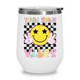 Third Grade Vibes Groovy Smile Face Back To School Girl Kid Wine Tumbler Third Grade Vibes Groovy Smile Face Back To School Girl Kid Wine Tumbler