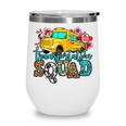Transportation Squad Bus Driver School Bus Back To School Wine Tumbler Transportation Squad Bus Driver School Bus Back To School Wine Tumbler