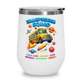 Transportation Squad School Bus Back To School Retro Wine Tumbler