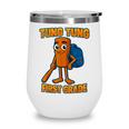 Tung Tung Sahur First Grade Italian Brainrot Back To School Wine Tumbler