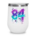 Vintage Baseball 84 Number Wine Tumbler Vintage Baseball 84 Number Wine Tumbler