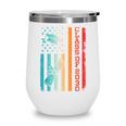 Vintage Class Of 2030 Graduation Back To School USA Flag Wine Tumbler Vintage Class Of 2030 Graduation Back To School USA Flag Wine Tumbler