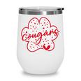 Vintage Cougars School Sports Team Spirit Back To School Wine Tumbler Vintage Cougars School Sports Team Spirit Back To School Wine Tumbler