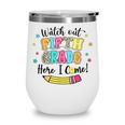 Watch Out Fifth Grade Here I Come Back To School Boys Girls Wine Tumbler Watch Out Fifth Grade Here I Come Back To School Boys Girls Wine Tumbler