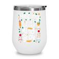 Women's Helping Little Minds Grow Back To School Apparel Wine Tumbler Women's Helping Little Minds Grow Back To School Apparel Wine Tumbler