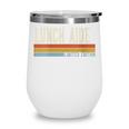Women's Lunch Aide Week Retro Vintage Back To School Day Wine Tumbler