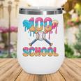 100 Days Of School Baseball Boys Ice Cream Drip 100th Day Wine Tumbler 100 Days Of School Baseball Boys Ice Cream Drip 100th Day Wine Tumbler