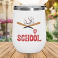 100 Days Of School Baseball 100 Days Smarter Boys Student Wine Tumbler 100 Days Of School Baseball 100 Days Smarter Boys Student Wine Tumbler