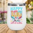 100 Days Of School Kids Baseball Drip 100th Day Of School Wine Tumbler 100 Days Of School Kids Baseball Drip 100th Day Of School Wine Tumbler