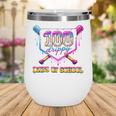 100 Drippy Days Of School Baseball For Boy Kids Wine Tumbler