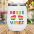 10th Grade Back To School Sunglasses Vibes Retro First Day Wine Tumbler