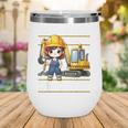 5th Grade Ready For Digging Construction Girl Back To School Wine Tumbler 5th Grade Ready For Digging Construction Girl Back To School Wine Tumbler