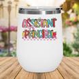 Assistant Principal Coquette Bow Pencil Cute Back To School Wine Tumbler Assistant Principal Coquette Bow Pencil Cute Back To School Wine Tumbler