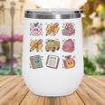 Back To School Coquette Bow First Day Of School Toddler Girl Wine Tumbler Back To School Coquette Bow First Day Of School Toddler Girl Wine Tumbler