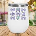 Back To School Coquette Bow Gingham First Day Of School Bows Wine Tumbler Back To School Coquette Bow Gingham First Day Of School Bows Wine Tumbler