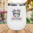 Back To School Hello 5th Grade Cute Messy Bun Tie Dye Girls Wine Tumbler Back To School Hello 5th Grade Cute Messy Bun Tie Dye Girls Wine Tumbler