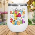 Back To School Pencil Coquette Bow First Day Of School Kids Wine Tumbler Back To School Pencil Coquette Bow First Day Of School Kids Wine Tumbler