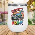 Back To School Pre-K Preschool Monster Truck First Day Boys Wine Tumbler
