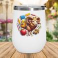 Back To School Ram Boys Girls Student Kids Lover Farmer Cute Wine Tumbler